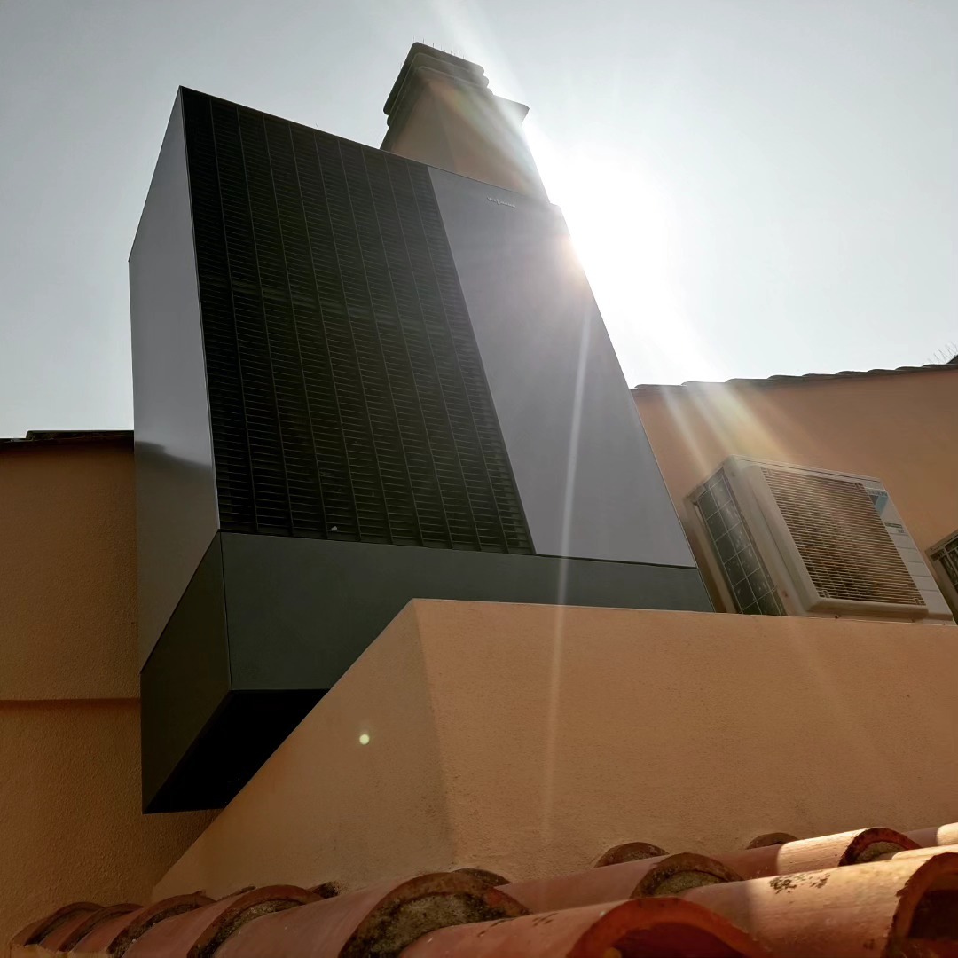 Instalación de aerotermia Viessmann en una vivienda unifamiliar